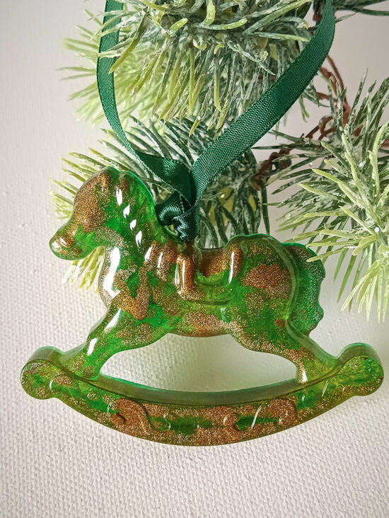 Kalėdinis eglutės žaisliukas „Arkliukas“